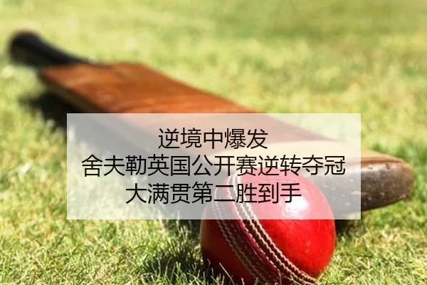 逆境中爆发 舍夫勒英国公开赛逆转夺冠 大满贯第二胜到手